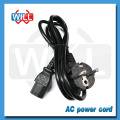 VDE CE 10 / 16A Cable de extensión de 250V con IEC C13